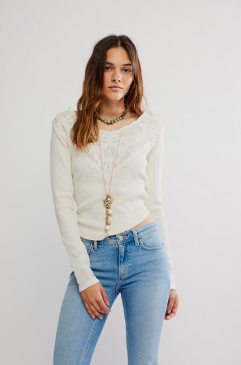 Free People Butterfly Cuff Long Sleeve