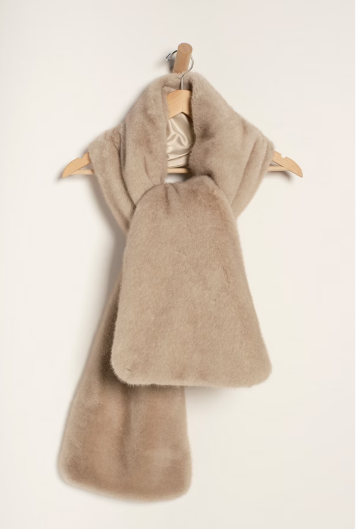 Free People Snow Angel Faux Fur Scarf