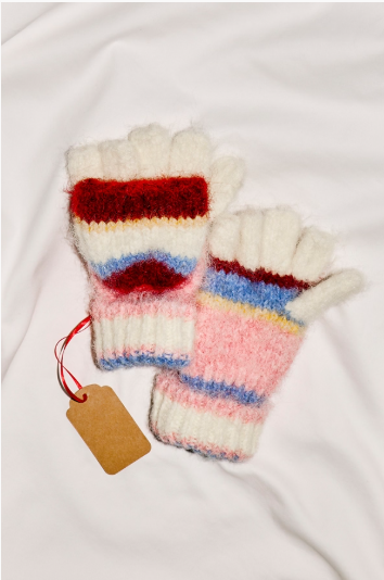 Free People Super Stripe Gloves