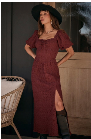 luxe dress in lady Lady Corset Dress, in Garden Glow Luxe, Size: Small | Show Me Your Mumu