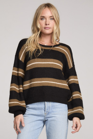 Saltwater Luxe Stripped Mimi Sweater