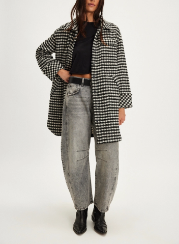 Free People Get Around Houndstooth Shacket