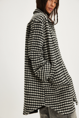 Free People Get Around Houndstooth Shacket