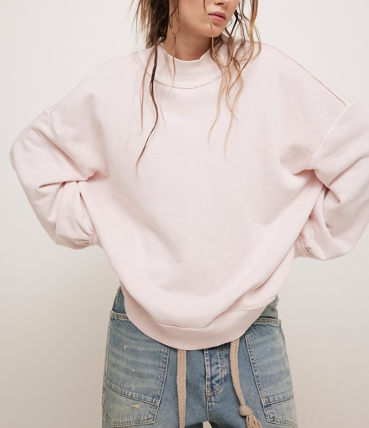 Free People Palm Springs Turtle Sweatshirt
