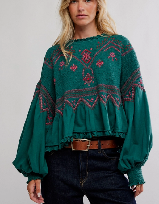 Free People Holly Knit Top