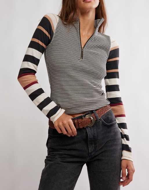 Free People Avery Zip Up