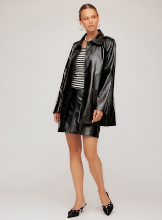 Fifteen Twenty Janet Faux Leather Jacket
