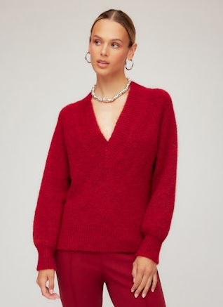 Fifteen Twenty Heather V-Neck Sweater