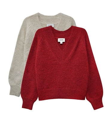 Fifteen Twenty Heather V-Neck Sweater