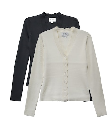 Fifteen Twenty Bliss Scallop Edge Cardigan