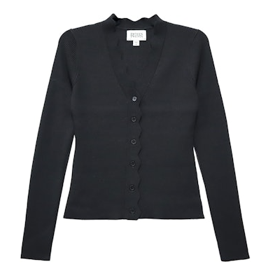 Fifteen Twenty Bliss Scallop Edge Cardigan