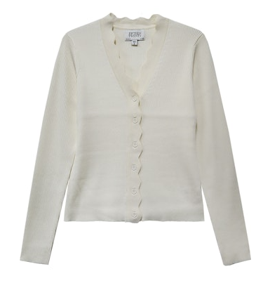 Fifteen Twenty Bliss Scallop Edge Cardigan