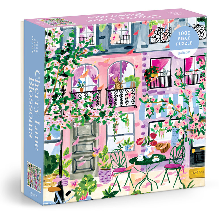 Chronicle Books Cherry Lane Blossoms 1000 Piece Puzzle