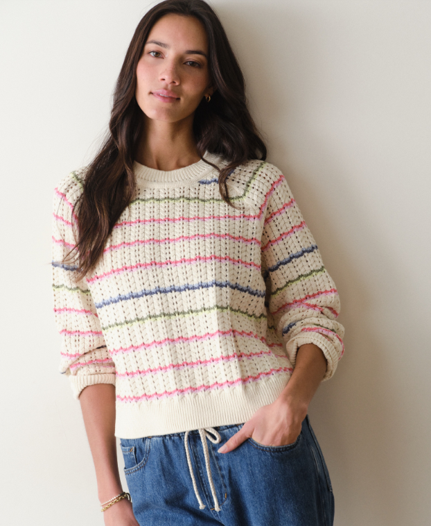 Marine Layer Mina Pointelle Sweater