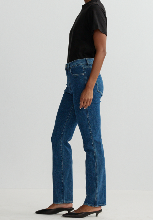 DL1961 Patti Straight: High Rise 31' Jean