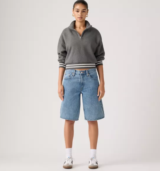 Levis Middy Jort Twisted Stone
