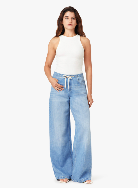 Habitual Lia Drawstring Wide Leg Jean
