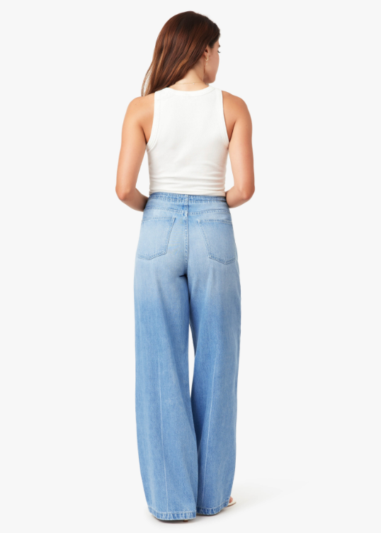 Habitual Lia Drawstring Wide Leg Jean
