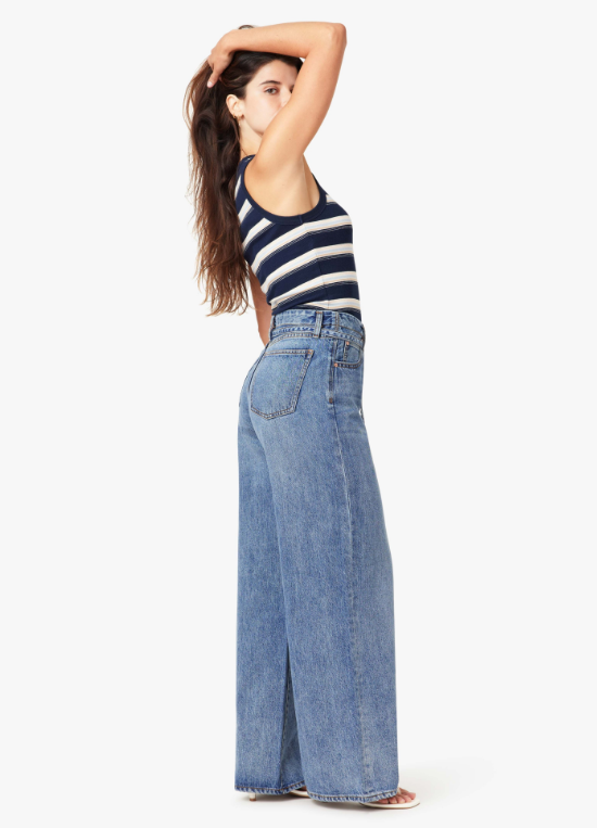 Habitual Brynn Belted Wide Leg Jean