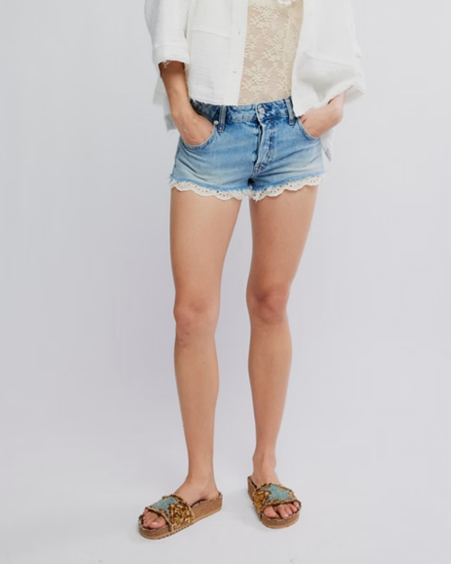Free People Cali Lace Short