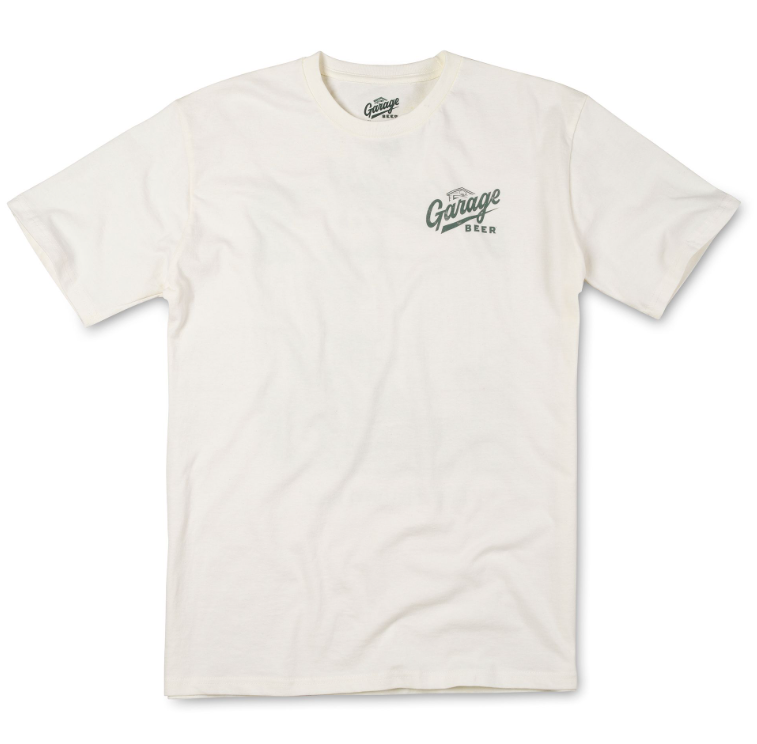 American Needle Red Label Garage Beer Lawn Mower Tee