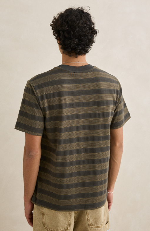 Rhythm Vintage Jacquard Stripe Short Sleeve T-Shirt