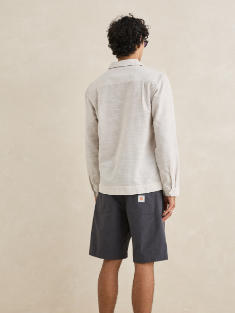 Rhythm Striped Linen Long Sleeve Shirt