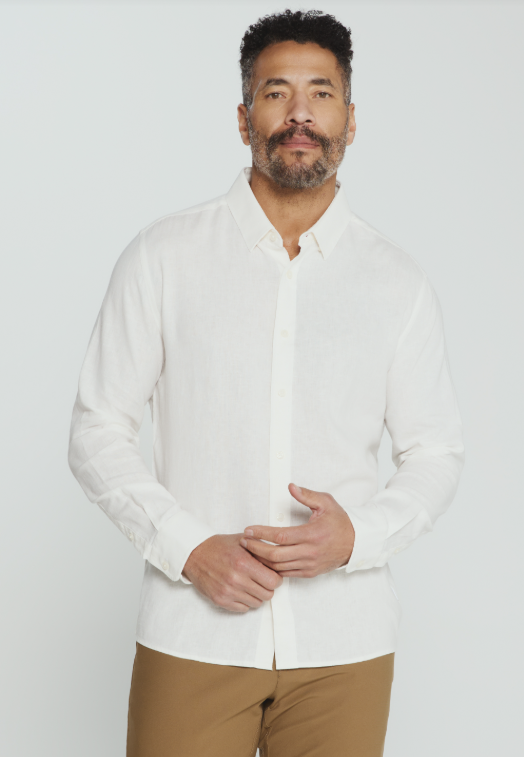 7 Diamonds Oasis Linen Long Sleeve Shirt