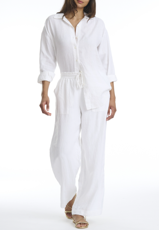 Splendid Stella Linen Paperbag Pant