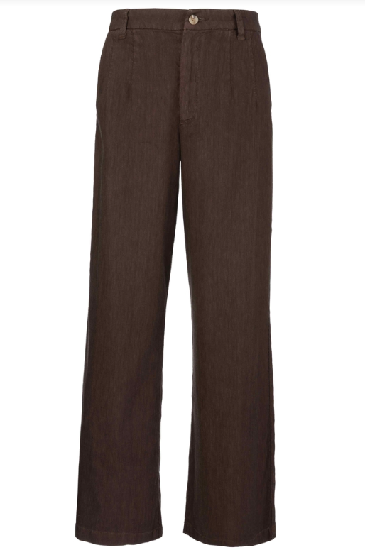 Kut Meg High RIse Wide Straight Front Pleat Pant