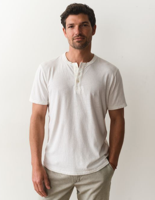 Marine Layer Hemp Cotton Henley