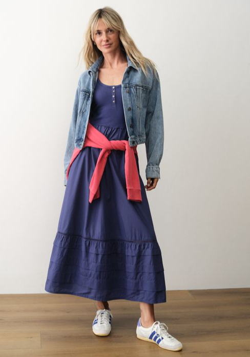 Marine Layer Lexi Rib Split Dress