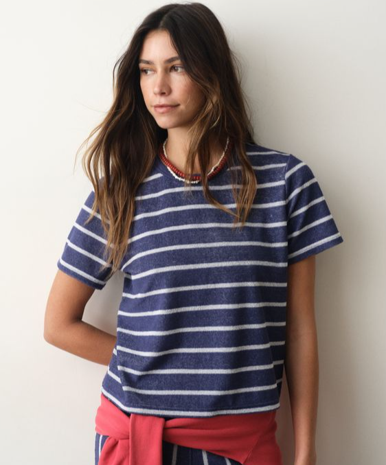 Marine Layer Beach Terry Crewneck Tee
