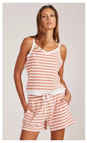 Bobi Sunset Stripe Gym Shorts