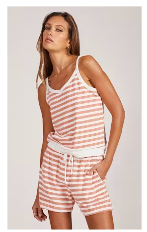 Bobi Sunset Stripe Gym Shorts