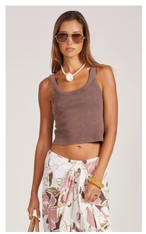 Bobi Crop Fitted Tank