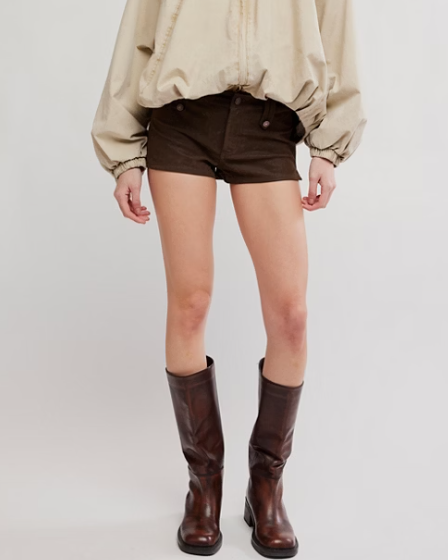 Free People Vagabond Suede Short