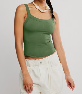 Free People So Soft Seamless Modal Scoop Neck Tank