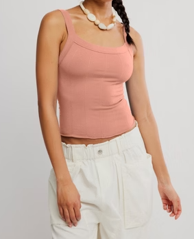 Free People So Soft Seamless Modal Scoop Neck Tank