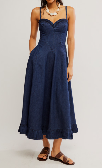 Free People Another Season Midi Dress