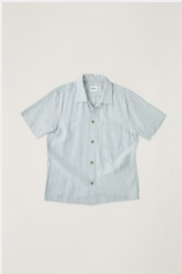 Rhythm Seersucker Stripe Short Sleeve Shirt
