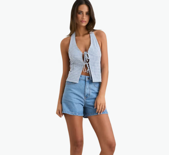 Rhythm Lousia Tie Front Halter