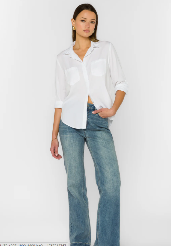 Velvet Heart Riley Shirt-Optic White