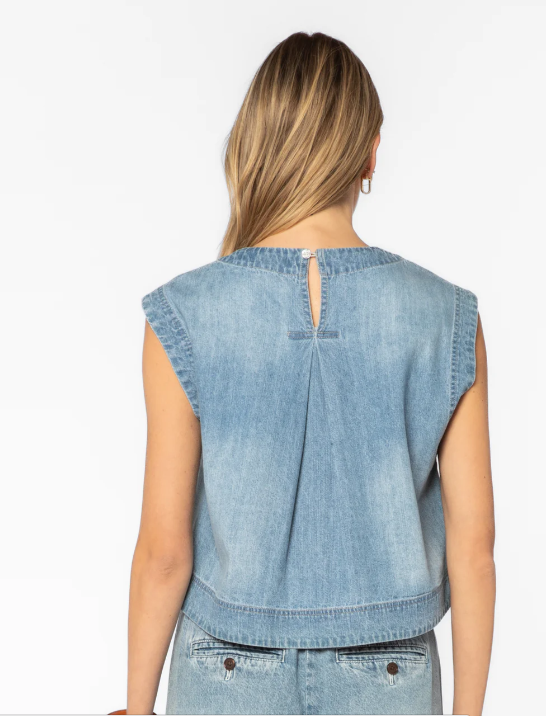 Velvet Heart Myka Uptown Blue Top