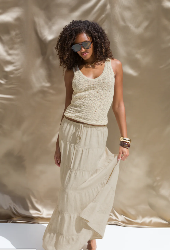 Velvet Heart Claremont Linen Skirt