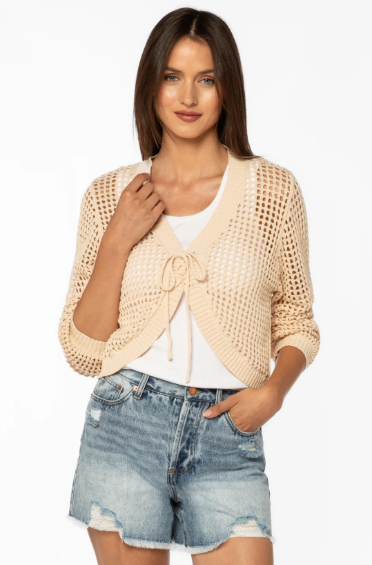 Velvet Heart Beige Tovey Cardigan
