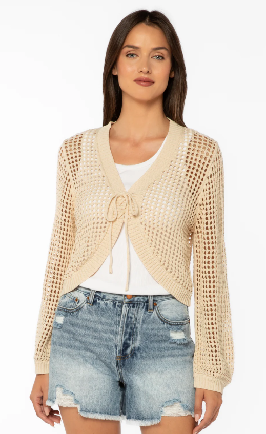 Velvet Heart Beige Tovey Cardigan