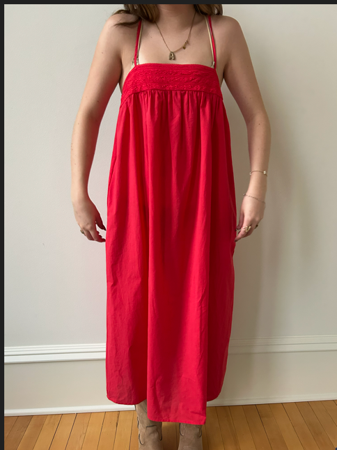 Loucia Spaghetti Strap Maxi Dress