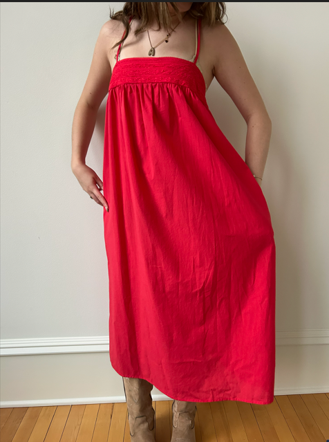 Loucia Spaghetti Strap Maxi Dress