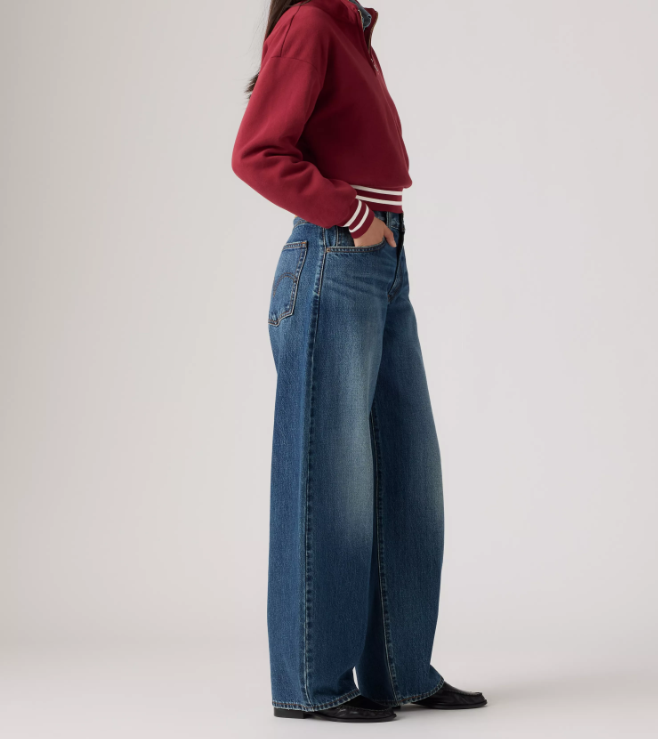 Levis Middy Balloon Fixed Down Jean